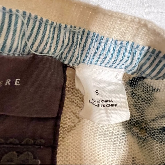 Guinevere size S Anthropologie Cardigan Knit Sweater Modcloth Floral - Picture 5 of 5